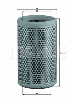 Mahle/Knecht LX 290 Air filter LX290