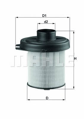 Mahle/Knecht LX 291 Air filter LX291