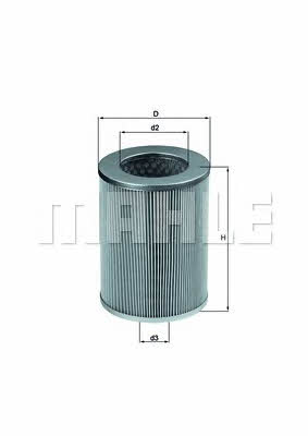 Mahle/Knecht LX 300 Air filter LX300