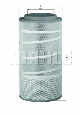 Mahle/Knecht LX 3030 Air filter LX3030