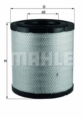 Mahle/Knecht LX 3054 Air filter LX3054