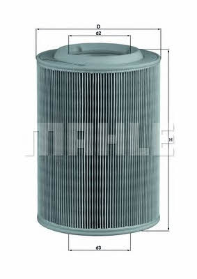 Mahle/Knecht LX 314 Air filter LX314