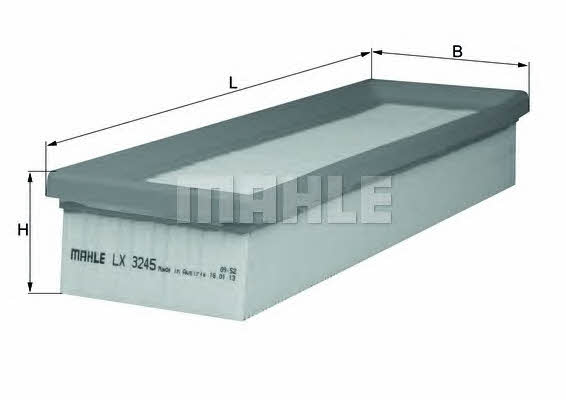 Mahle/Knecht LX 3245 Air filter LX3245 LX3245 Mahle/Knecht Air filter