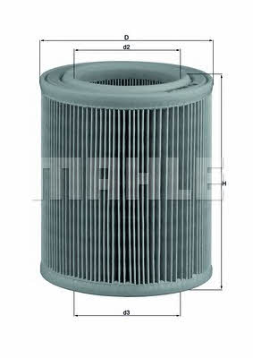 Mahle/Knecht LX 329 Air filter LX329