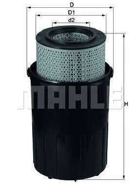 Mahle/Knecht LX 388 Air filter LX388
