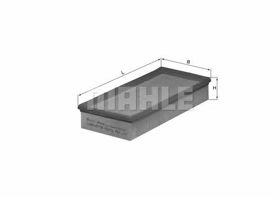 Air filter Mahle/Knecht LX 408
