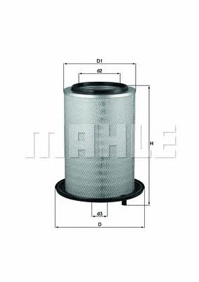 Mahle/Knecht LX 450 Air filter LX450