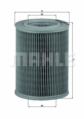 Mahle/Knecht LX 455 Air filter LX455