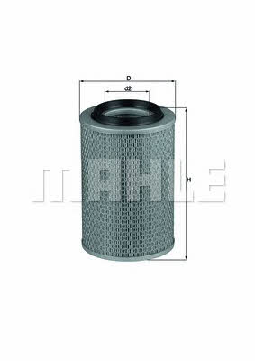 Mahle/Knecht LX 46 Air filter LX46