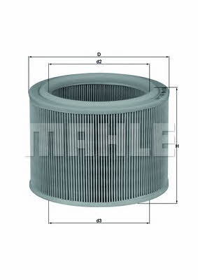 Air filter Mahle/Knecht LX 486