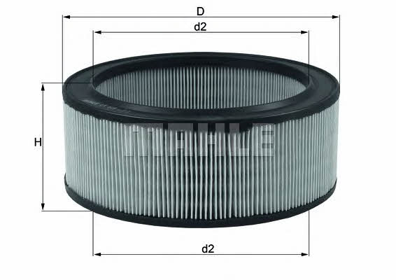 Mahle/Knecht LX 516 Air filter LX516
