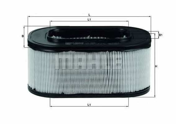 Mahle/Knecht LX 558 Air filter LX558