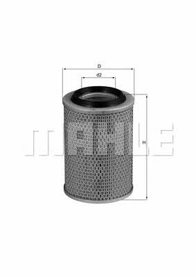 Mahle/Knecht LX 567 Air filter LX567