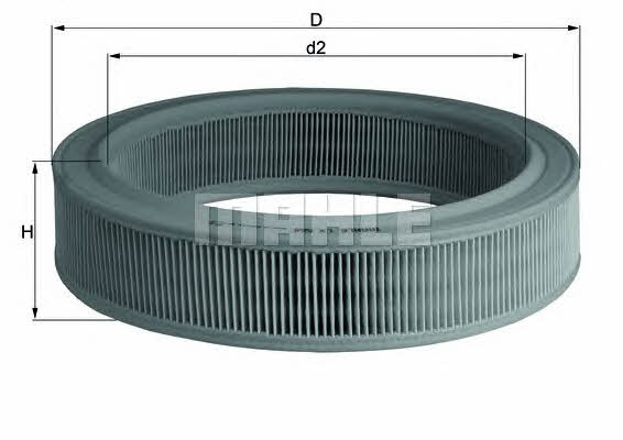 Air filter Mahle/Knecht LX 568