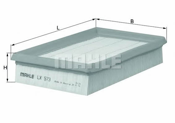Mahle/Knecht LX 573 Air filter LX573