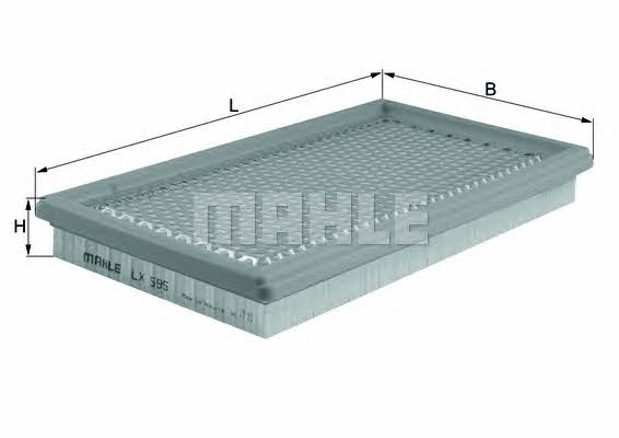 Air filter Mahle/Knecht LX 595