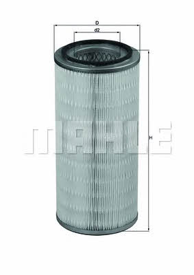 Mahle/Knecht LX 608 Air filter LX608