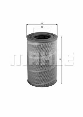 Mahle/Knecht LX 612 Air filter LX612