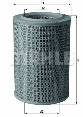 Mahle/Knecht LX 620 Air filter LX620