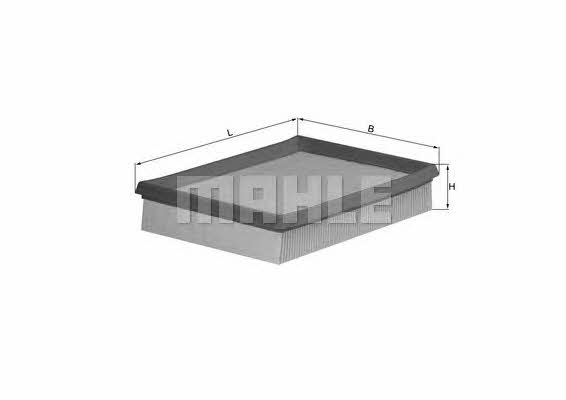 Air filter Mahle/Knecht LX 643