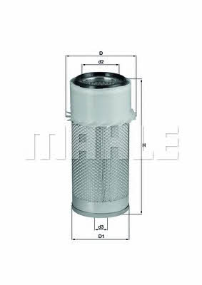 Mahle/Knecht LX 649 Air filter LX649