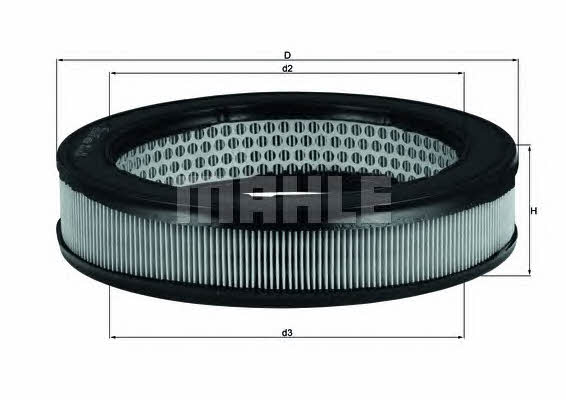 Mahle/Knecht LX 67 Air filter LX67