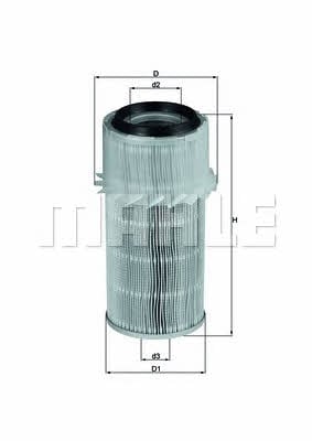 Mahle/Knecht LX 682 Air filter LX682