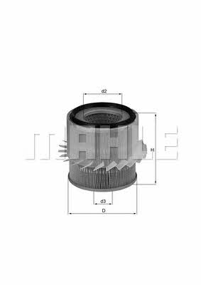 Mahle/Knecht LX 683 Air filter LX683