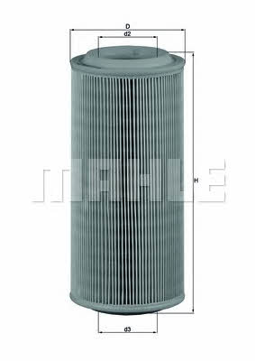 Air filter Mahle/Knecht LX 685