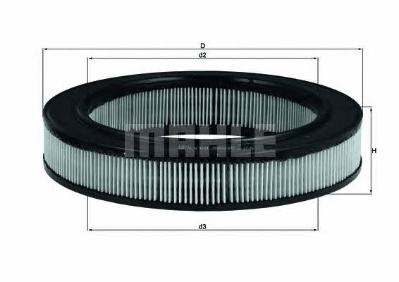 Mahle/Knecht LX 69 Air filter LX69
