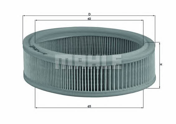 Mahle/Knecht LX 70 Air filter LX70