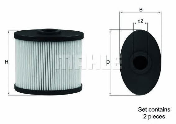 Mahle/Knecht SOX 6D/S Crankcase ventilation filter SOX6DS