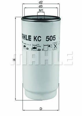 Mahle/Knecht KC 505D Fuel filter KC505D