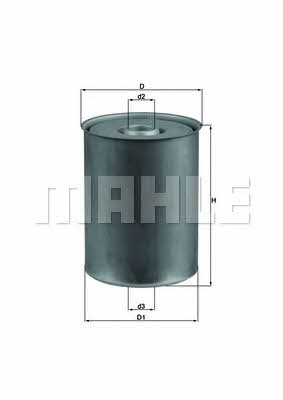 Mahle&#x2F;Knecht Fuel filter – price 24 PLN