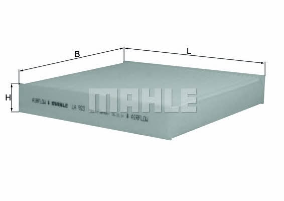 Cabin filter Mahle/Knecht LA 923