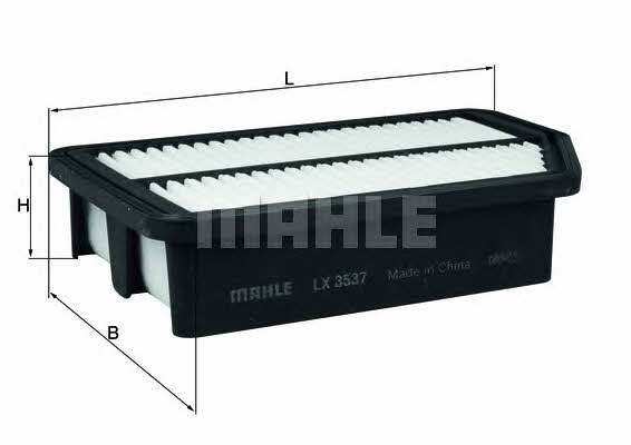 Mahle/Knecht LX 3537 Air filter LX3537