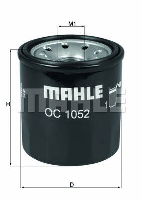 Mahle/Knecht OC 1052 Oil Filter OC1052