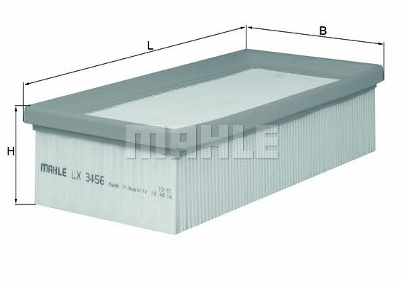 Air filter Mahle/Knecht LX 3456
