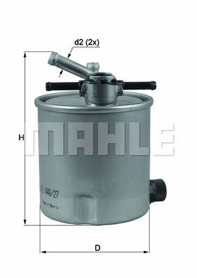 Mahle/Knecht KL 440/27 Fuel filter KL44027
