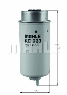 Fuel filter Mahle/Knecht KC 223
