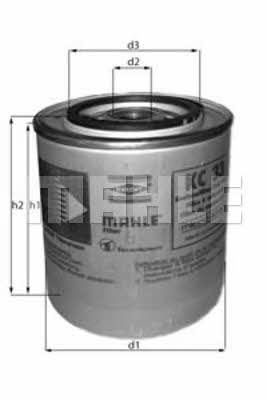 Mahle/Knecht KC 250 Fuel filter KC250