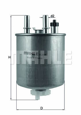 Fuel filter Mahle/Knecht KL 834