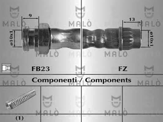 Malo 80004 Brake Hose 80004