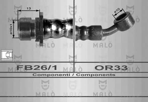 Malo 80021 Brake Hose 80021