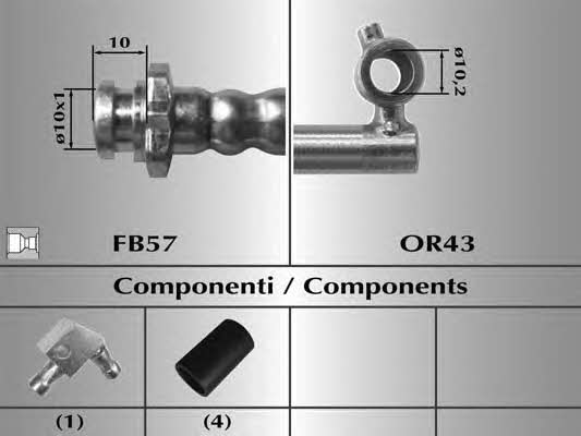 Malo 80089 Brake Hose 80089