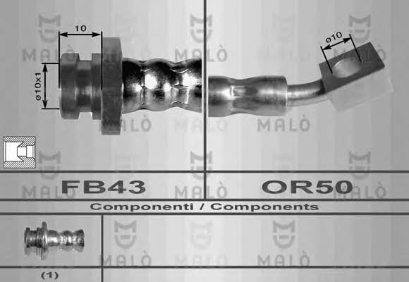 Malo 80095 Brake Hose 80095