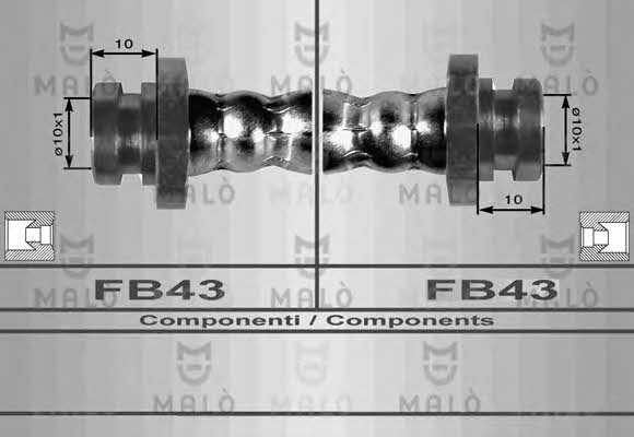 Malo 80098 Brake Hose 80098