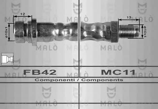 Malo 8011 Brake Hose 8011