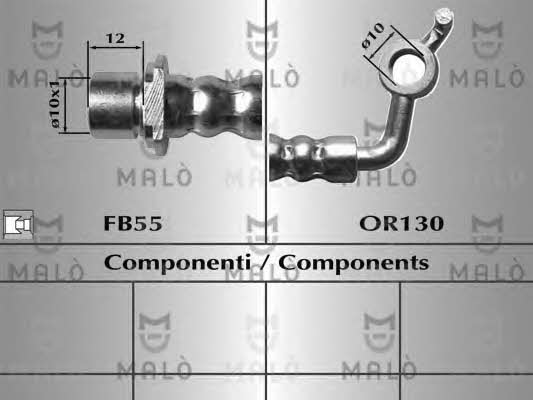 Malo 80141 Brake Hose 80141