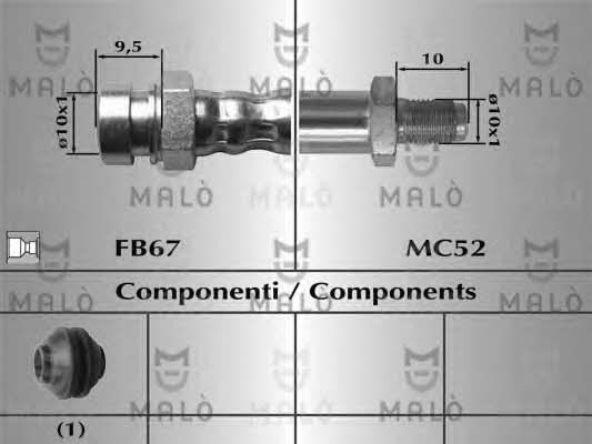 Malo 80149 Brake Hose 80149